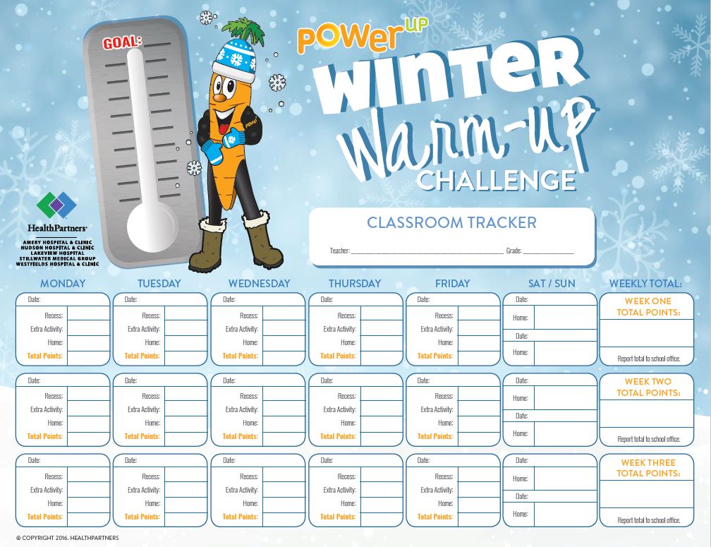 Winter Warm Up Challenge